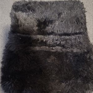 Faux Hair Clutch Purse